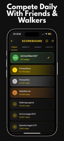 Steppr - Stepcounter Pedometer Screenshot 4 of 5