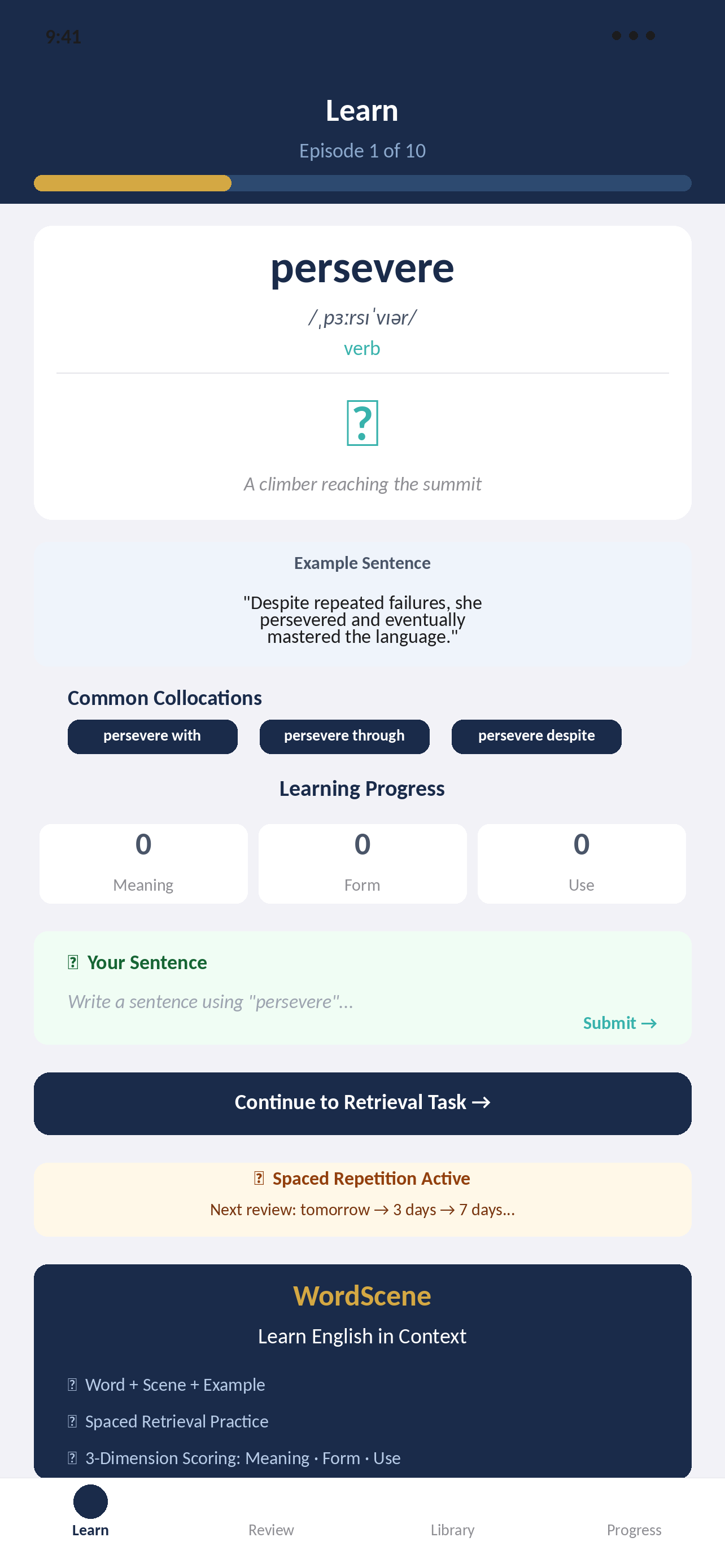 WordPower: English Vocabulary screenshot 4