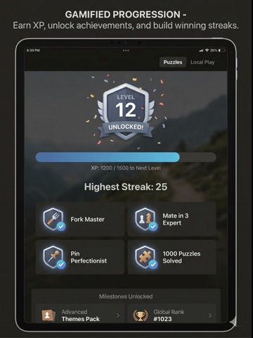 Offline Chess Pro iPad screenshot