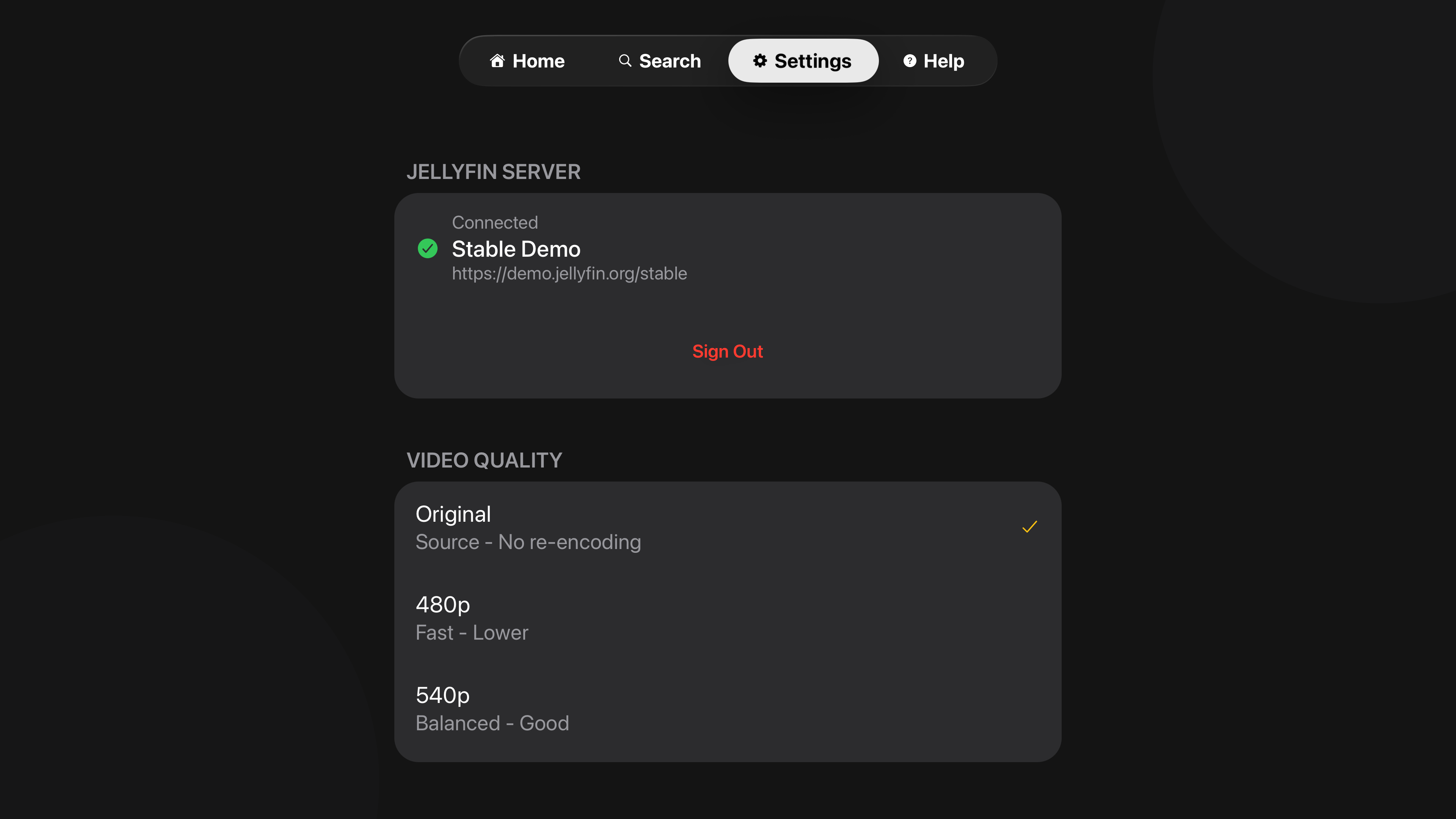 Tomo TV, a Jellyfin Client screenshot 23
