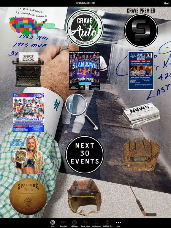 CRAVE THE AUTO iPad screenshot 1 - Sports app