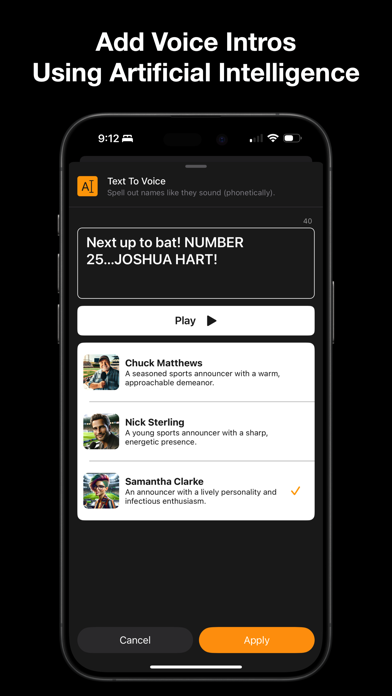 Next Batter Up: Walk-Up Music Screenshot