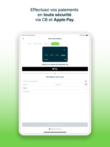 Enerstock iPad screenshot