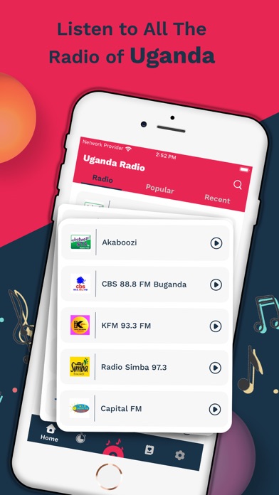 Screenshot #1 pour Uganda Radio Motivation Music