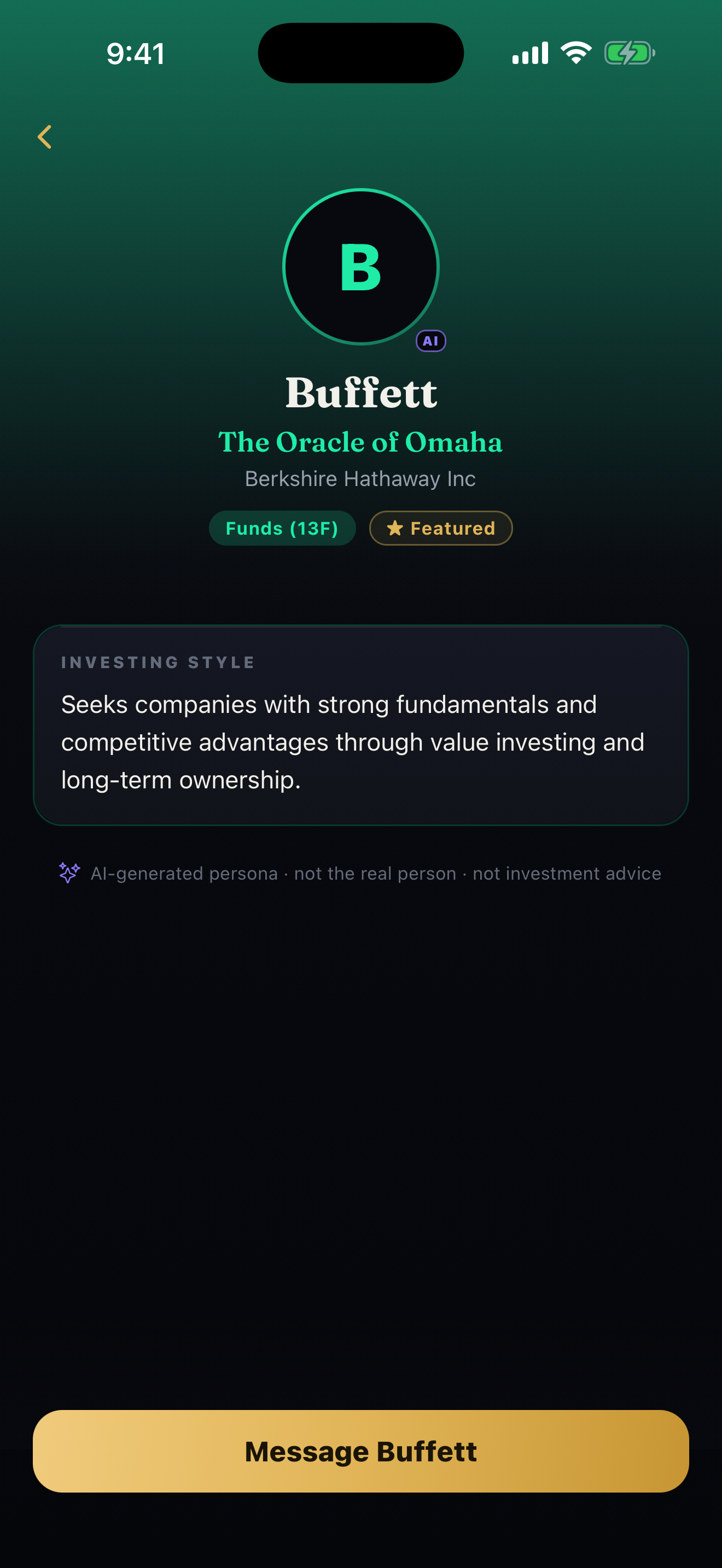 Gurus: Investor Chat screenshot 2