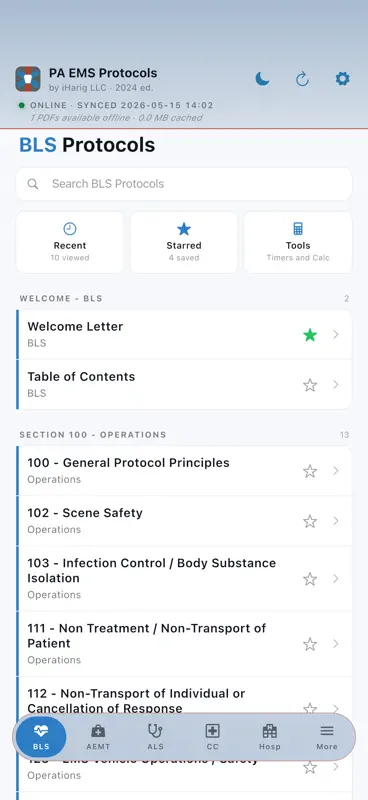 PA EMS Protocols screenshot 1 of 9