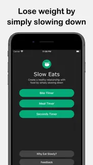 slow eats: intuitive eating iphone screenshot 1