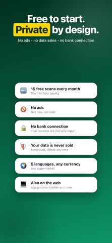 Grocery Tracker: Receipt Scan App Store screenshot 8