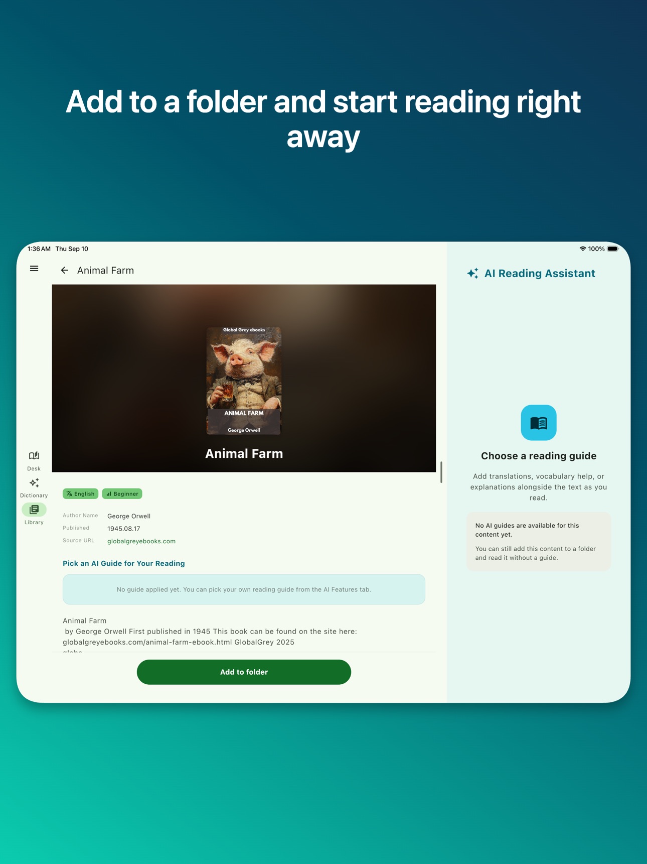 Screenshot 11 of Ggobook: Slow & Steady AI Read