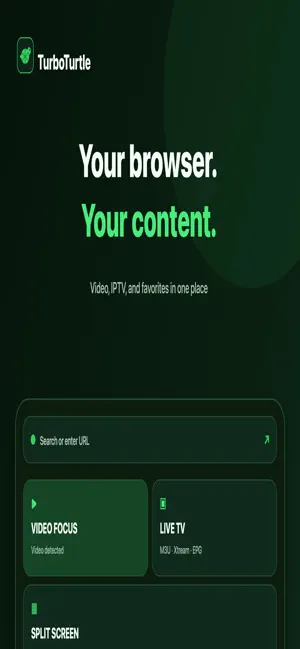 TurboTurtle - Video Browser screenshot 1