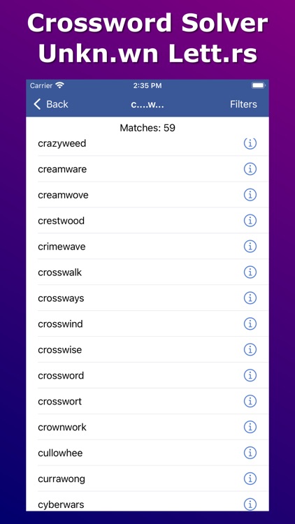 Anagram Solver - Crosswords screenshot-4