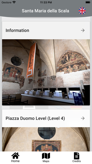 Siena SMS Audioguide Screenshot