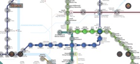 Bangkok MRT BTS Map Route screenshot