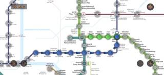 曼谷地铁天铁地图路线 Bangkok MRT BTS Map screenshot