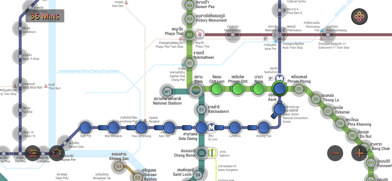 Bangkok MRT BTS Map Route Screenshot 3 of 4