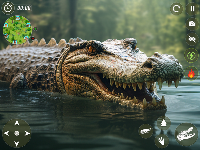Wild Animals Crocodile Games