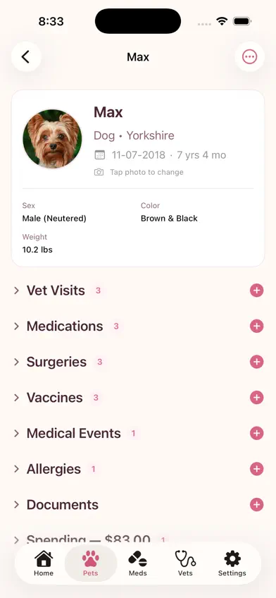PawChart+ screenshot 2