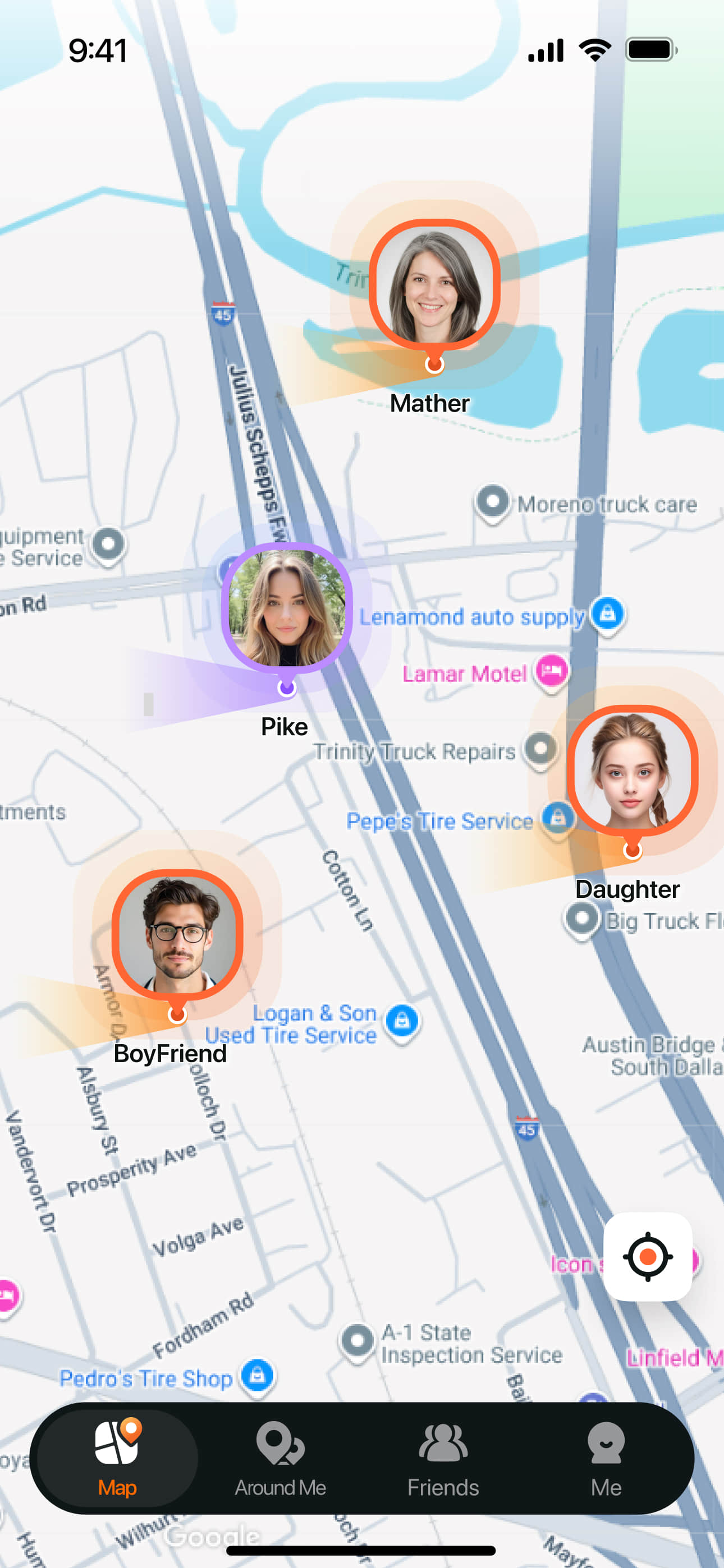 Famircle: Family Locator
