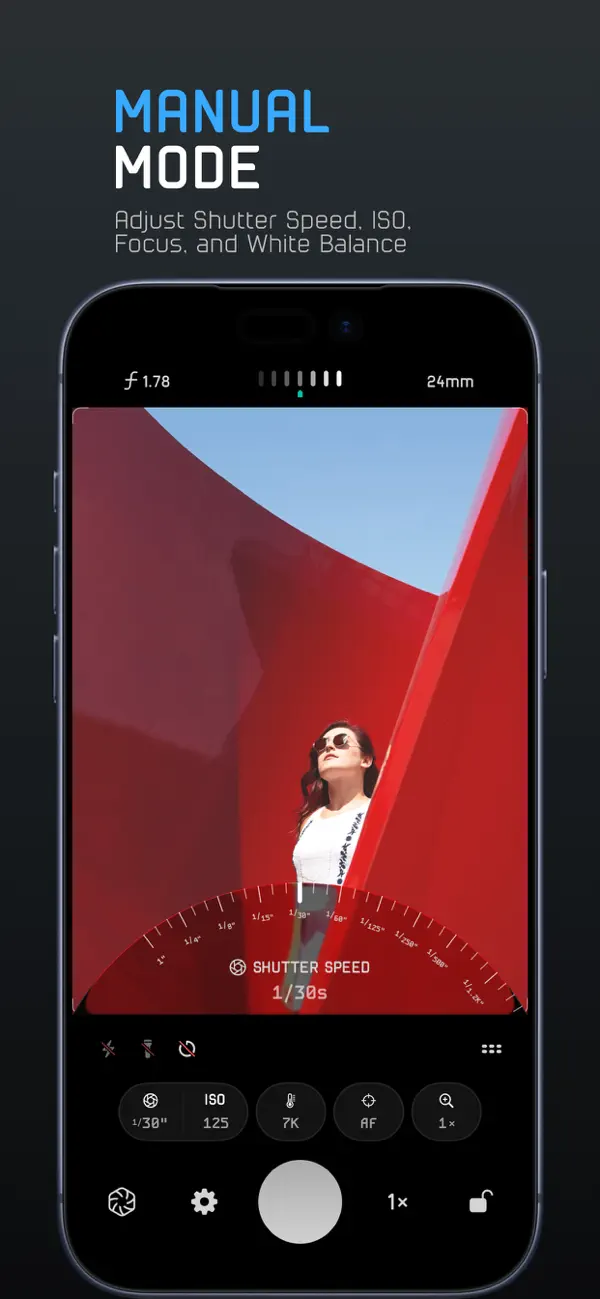 Screenshot #1 pour Pro Camera RAW: Modus ProCam