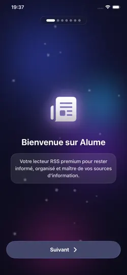 Capture d'écran de Alume sur iPhone 1