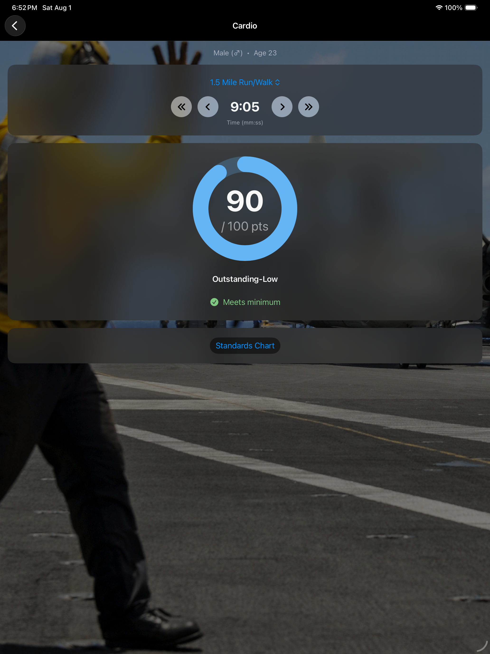 Navy PFA Calc screenshot 15