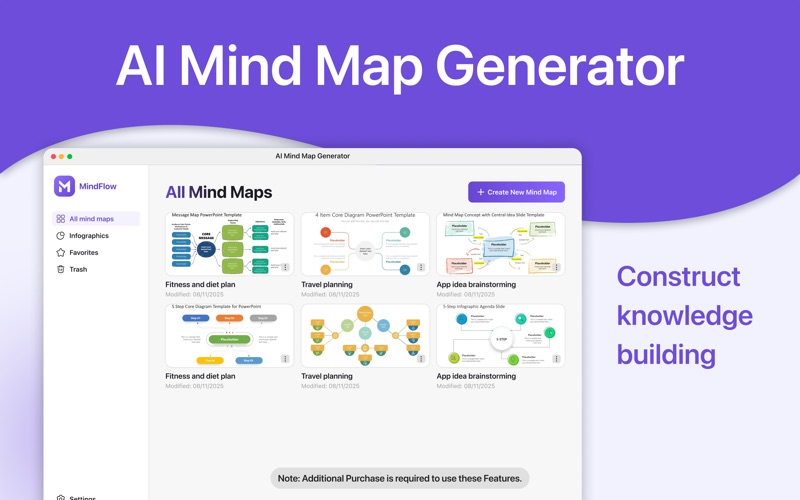 Mind Map Maker - Infographics iPhone screenshot