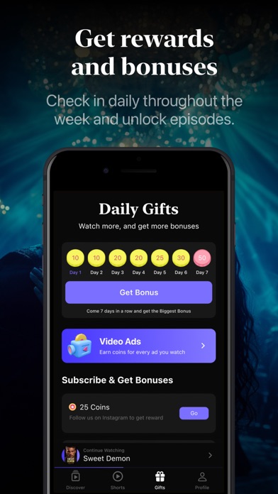 DramaShorts: Watch TV & Shows iPhone screenshot 6 - Entertainment app