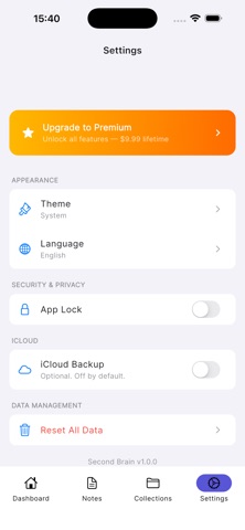 Second Brain: Notes&Knowledge screenshot