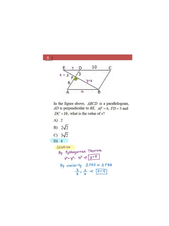 Ace DSAT Math iPad screenshot 8 - Education app
