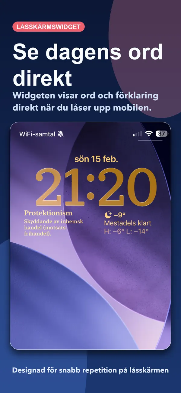 Screenshot #1 pour Högskoleprovet Ord