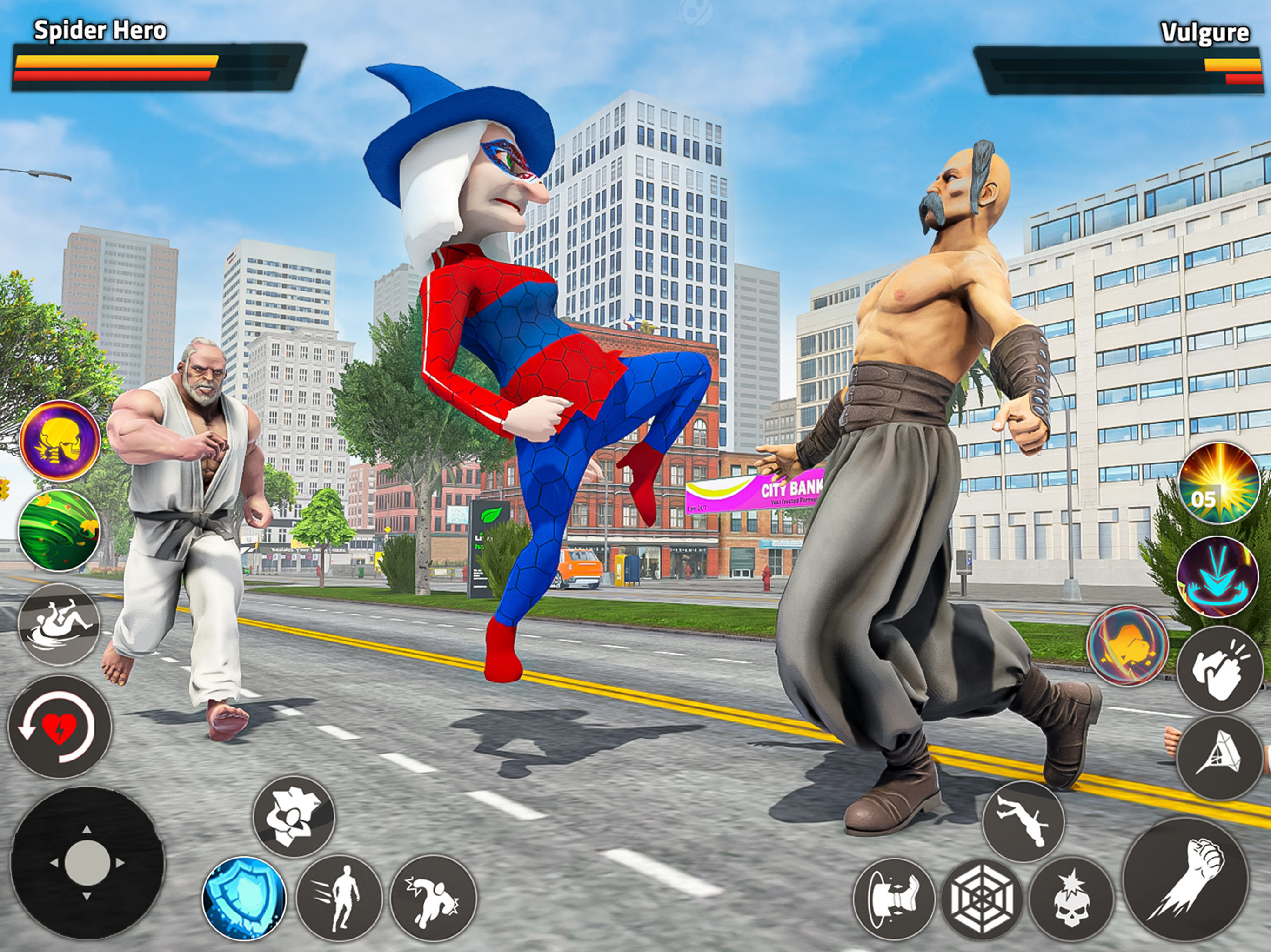 Spider Rope Hero Crime City 3D