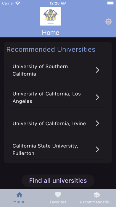 Screenshot #2 pour CollegeMatcher