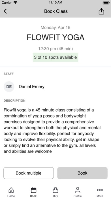FlowFit yoga Screenshot