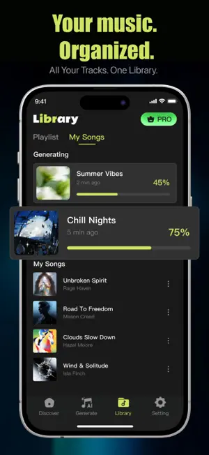 Pluum - AI music player screenshot 4