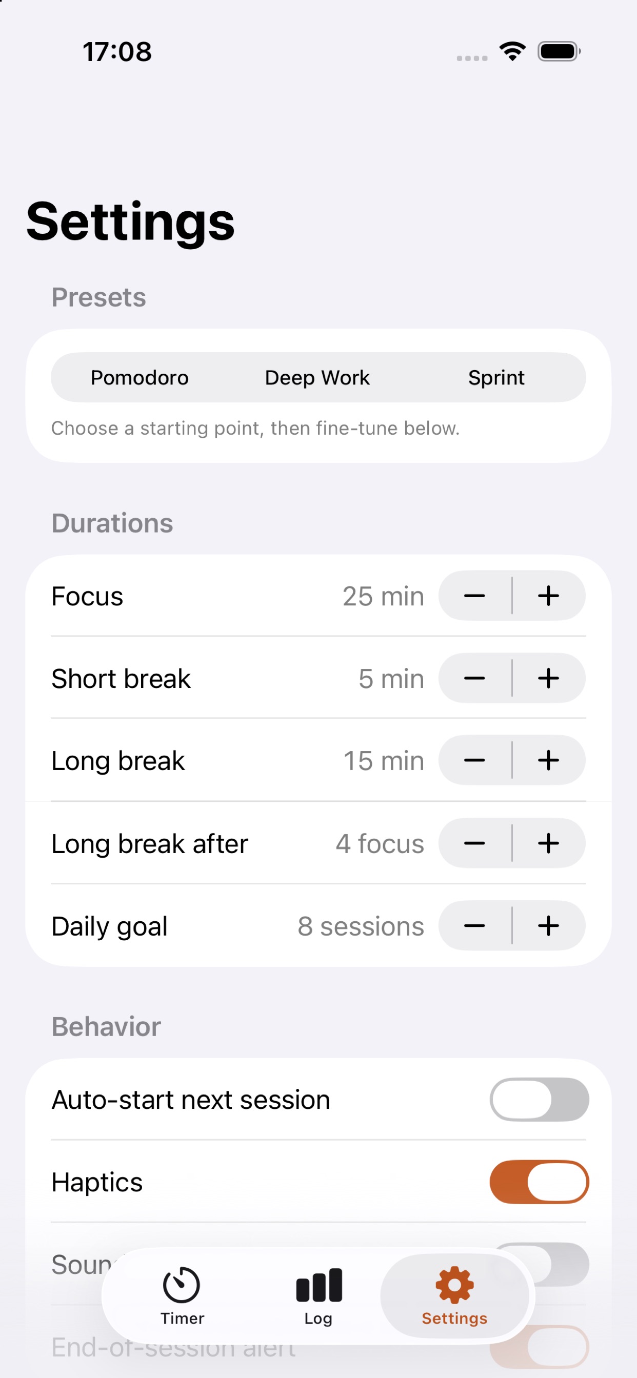 Screenshot 2 of FocusExplicit