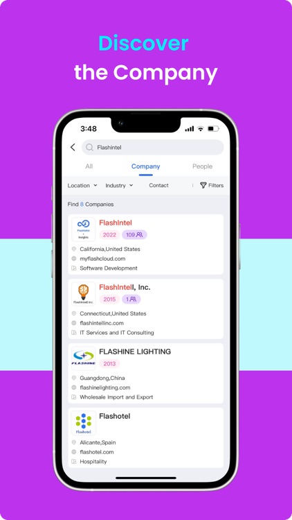FlashInfo - Company & People