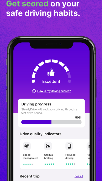 SteadyDrive-Insurance Savings Screenshot