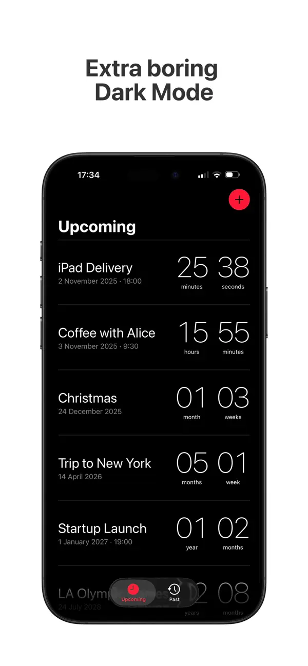 #5. Boring Countdown (iOS) Ved: GAUTHIER HIEN DESIGN