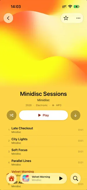 Minidisc - Navidrome & Lidarr screenshot 3