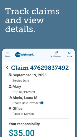 Wellmark screenshot 2