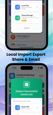 Contacts Backup Tool screenshot