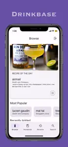 Drinkbase: recipes by experts screenshot #1 for iPhone