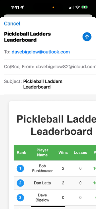 MyPickleballLadder Screenshot 7 of 7
