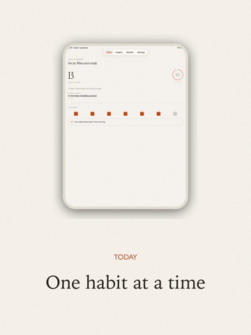 Groundwork: Focus & Habits iPad screenshot