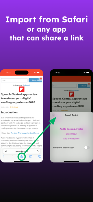 Speech Central – Voice Reader Screenshot 4 of 9