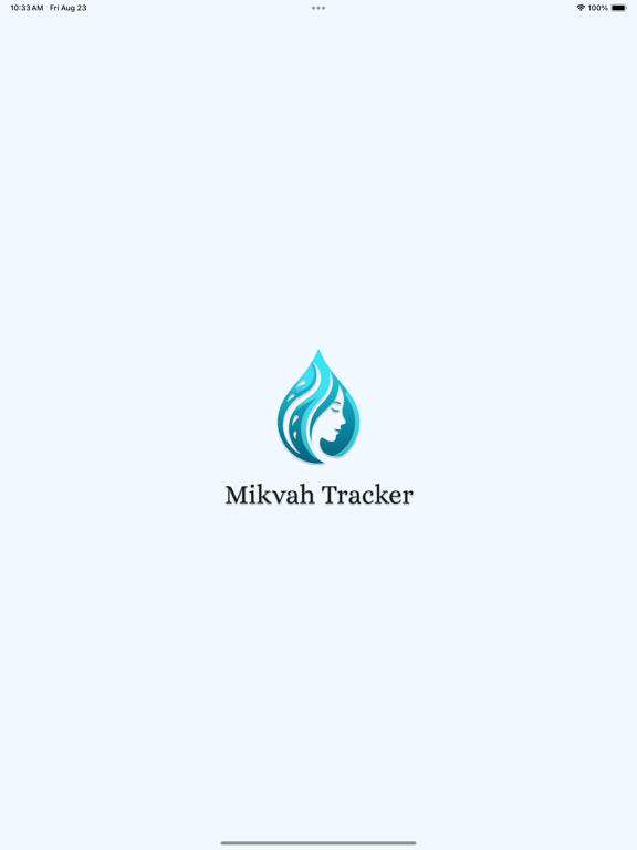 Mikvah Tracker - #1 Mikvah App iPad screenshot 1 - Health & Fitness app