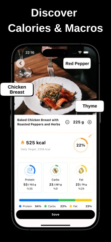 CaloAI: AI Calorie Tracker iPhone screenshot
