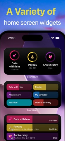 Tmmr – Countdown & Event Timer Screenshot 2 of 5