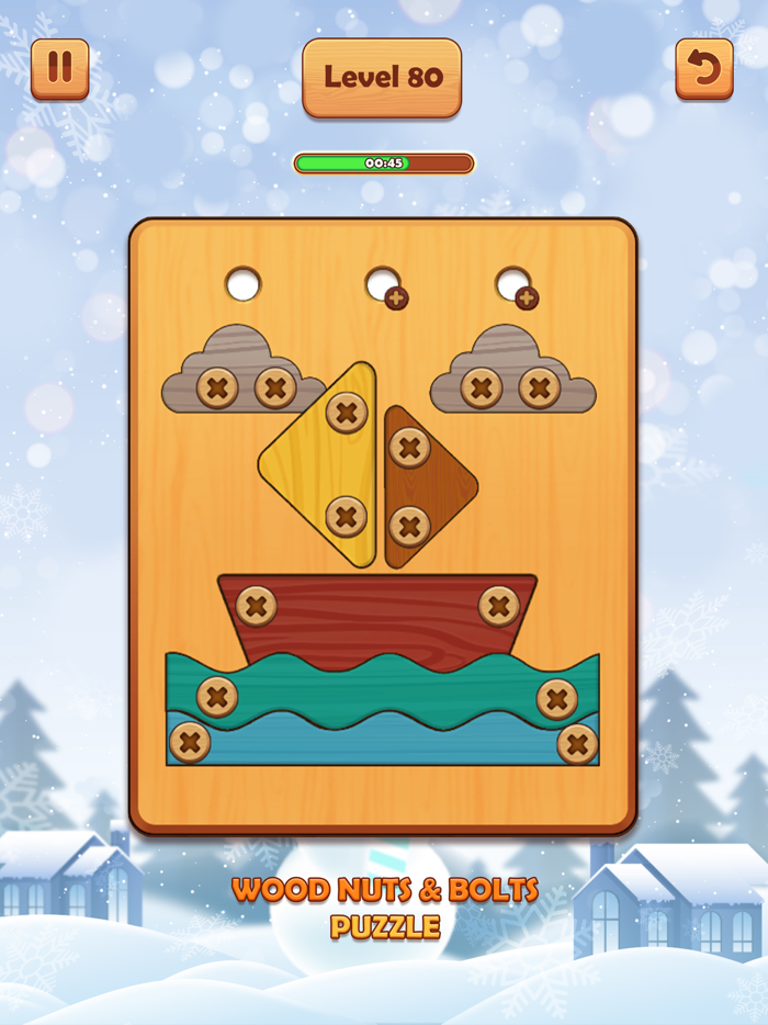 Wood Nuts  Bolts Unscrew