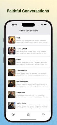 The Bible Chat Daily App iPhone screenshot 1